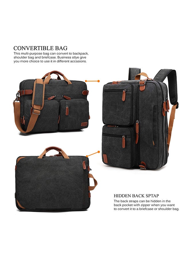 CoolBELL Convertible Multi-Functional Laptop Briefcase Black  - Image 4