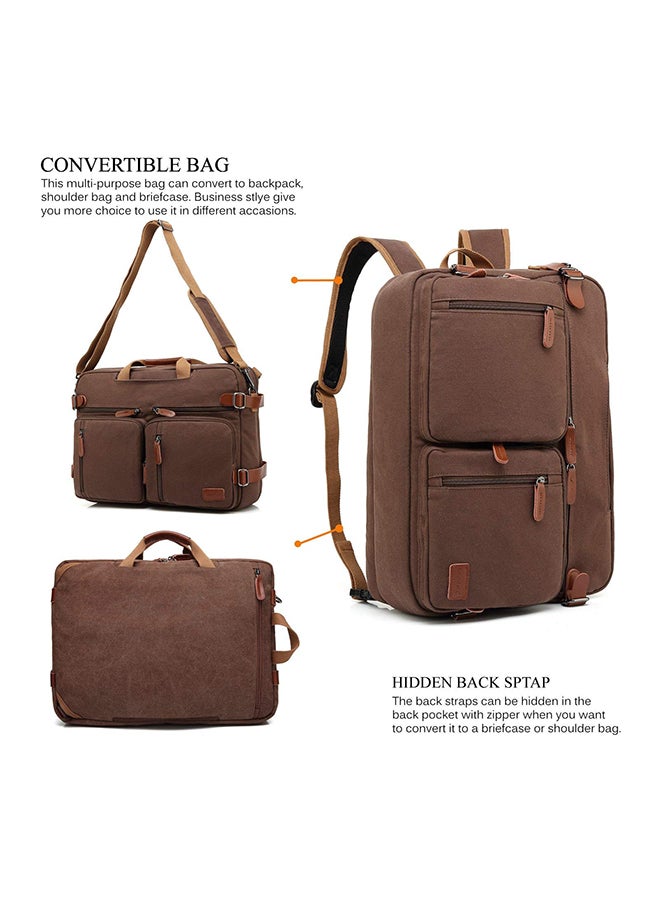 CoolBELL Convertible Multi-Functional Laptop Briefcase Khaki  - Image 3