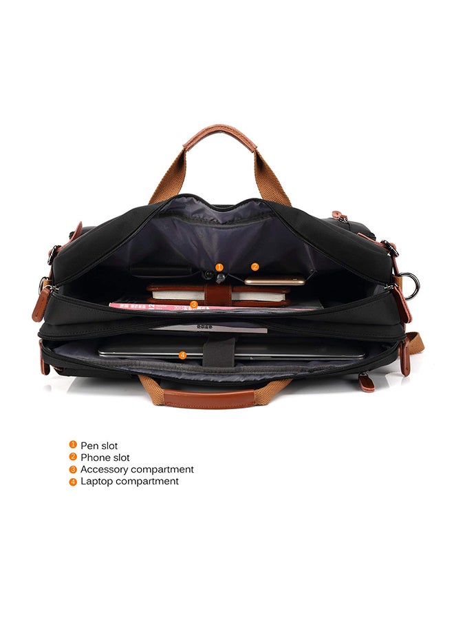CoolBELL Convertible Multi-Functional Laptop Briefcase Black  - Image 5