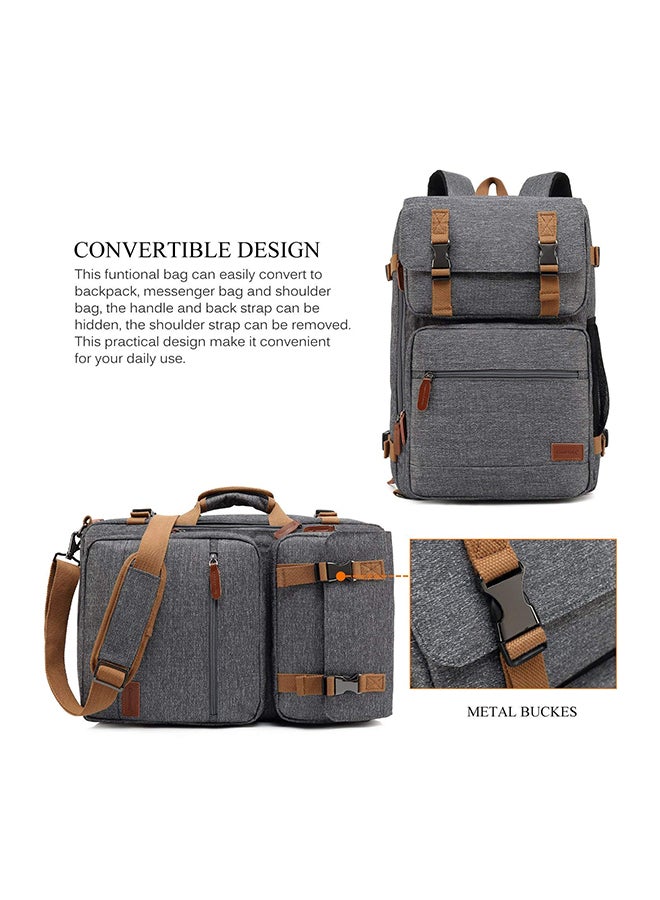 CoolBELL Convertible Multi-Functional Laptop Briefcase Grey - Image 2
