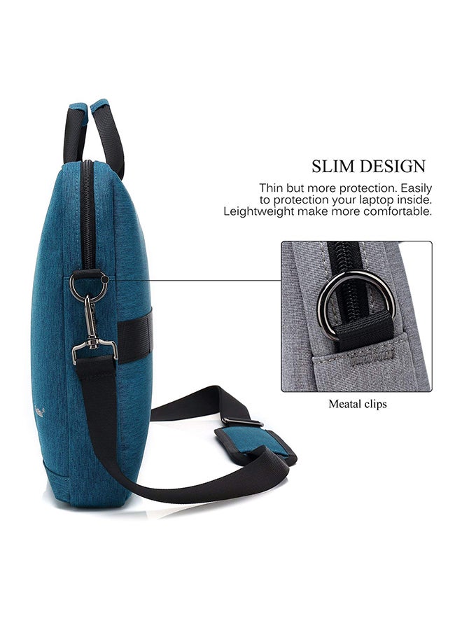 CoolBELL Water-Resistant Laptop Bag Blue - Image 3
