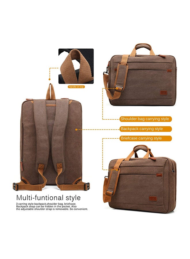CoolBELL Convertible Multi-Functional Laptop Briefcase Khaki  - Image 2