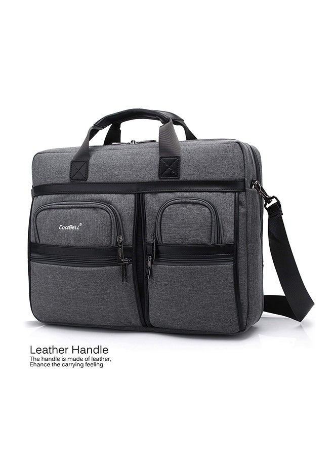 CoolBELL Multicompartment Laptop Bag With Strap Grey - Image 3
