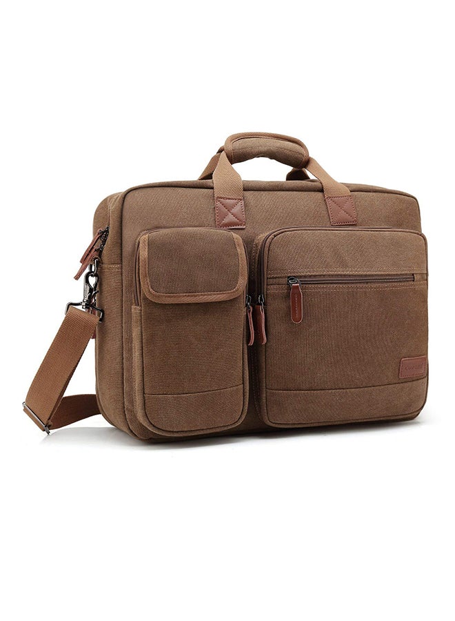 Multicompartment Laptop Bag With Strap Khaki - v1541009700/N19353387A_2