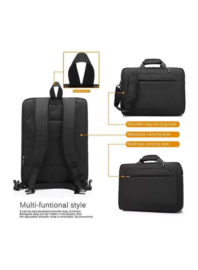 CoolBELL Convertible Multi-Functional Laptop Briefcase Black  - Image 2