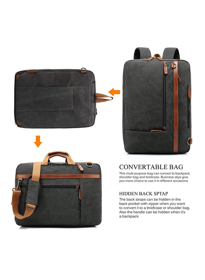 كول بيل حقيبة يد للكمبيوتر المحمول متعددة الوظائف وقابلة للتحويل أسود - Image 2