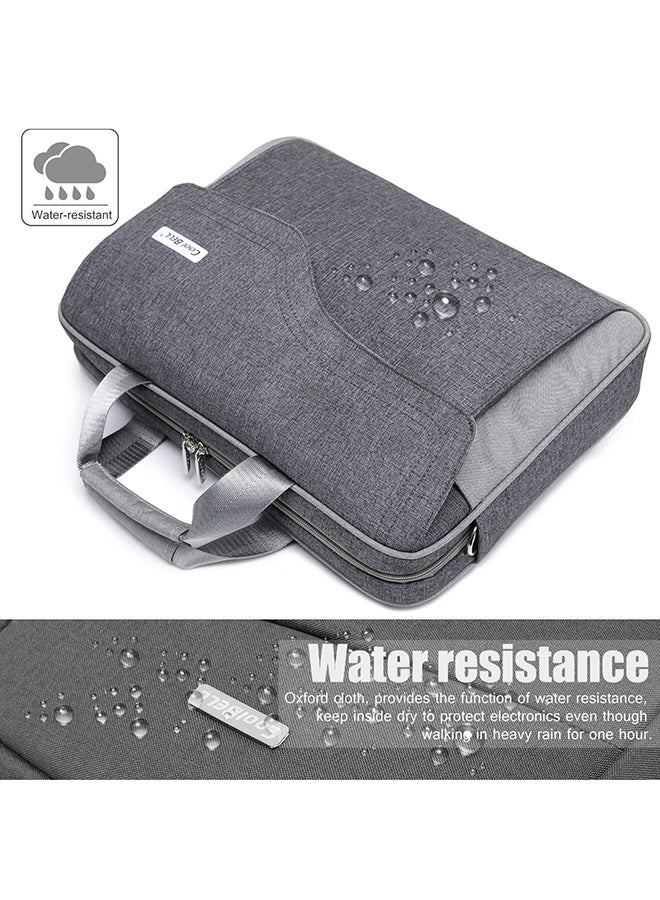 CoolBELL Multicompartment Laptop Bag With Strap Grey - Image 4