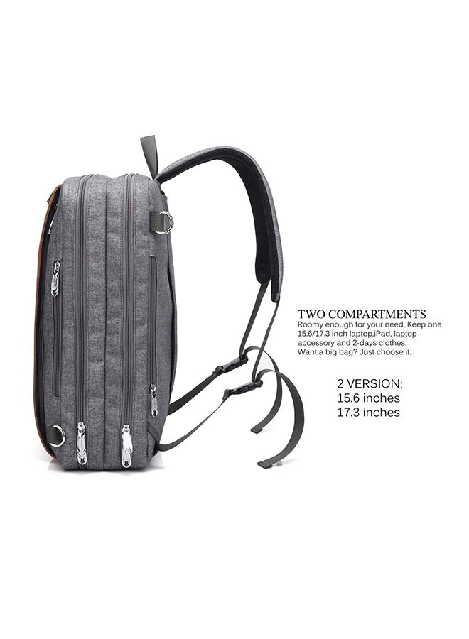 CoolBELL Convertible Multi-Functional Laptop Briefcase Grey - Image 3