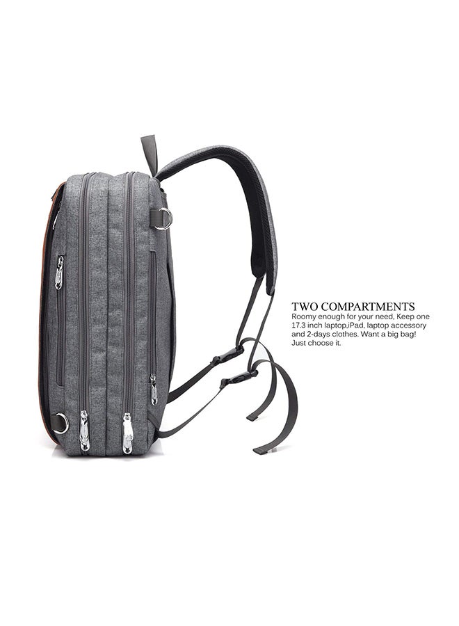 CoolBELL Convertible Multi-Functional Laptop Briefcase Grey - Image 3
