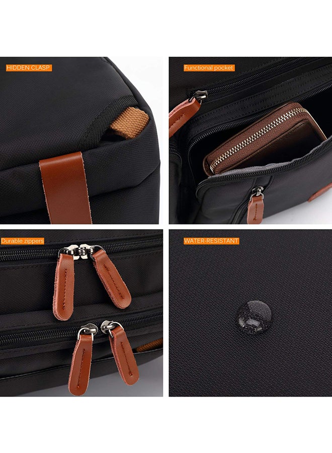 CoolBELL - Convertible Multi-Functional Laptop Briefcase Black - Image 1