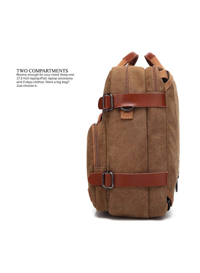 CoolBELL Convertible Multi-Functional Laptop Briefcase Khaki  - Image 2