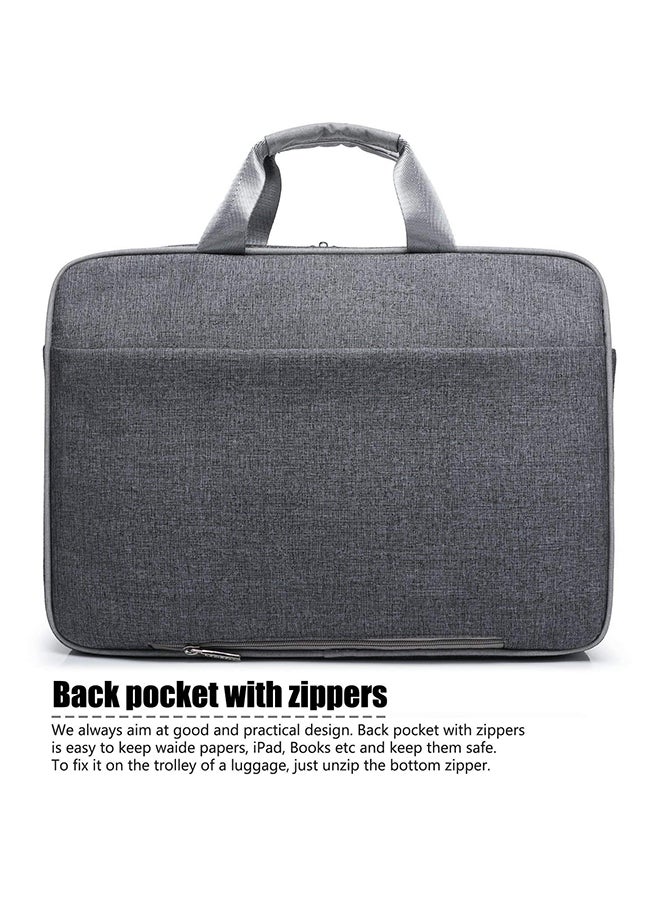 CoolBELL Multicompartment Laptop Bag With Strap Grey - Image 2