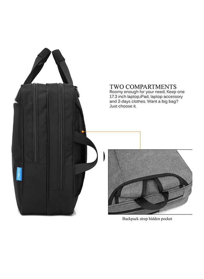 CoolBELL - Convertible Multi-Functional Laptop Bag Black - Image 1