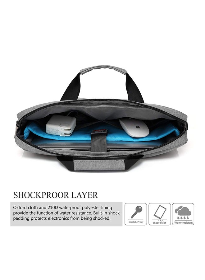 CoolBELL Water-Resistant Laptop Bag Grey  - Image 4