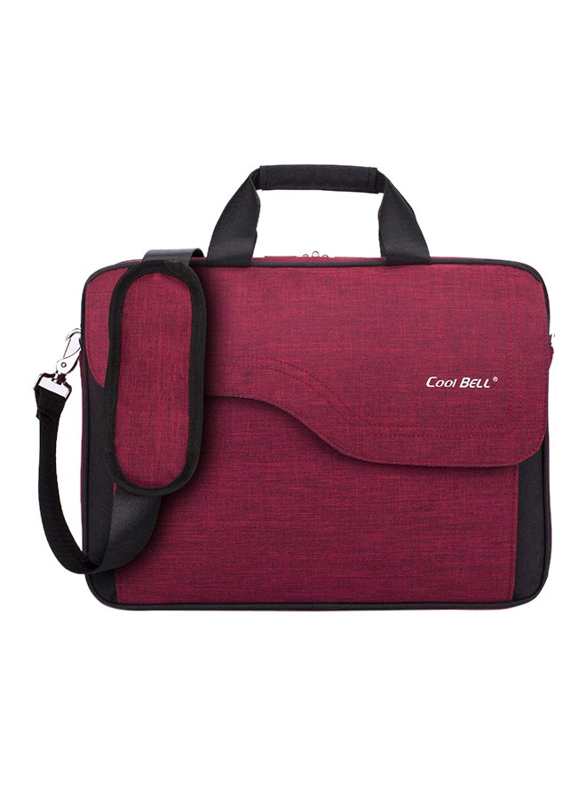 CoolBELL 17.3 Inch Nylon Laptop Bag Maroon - Image 1