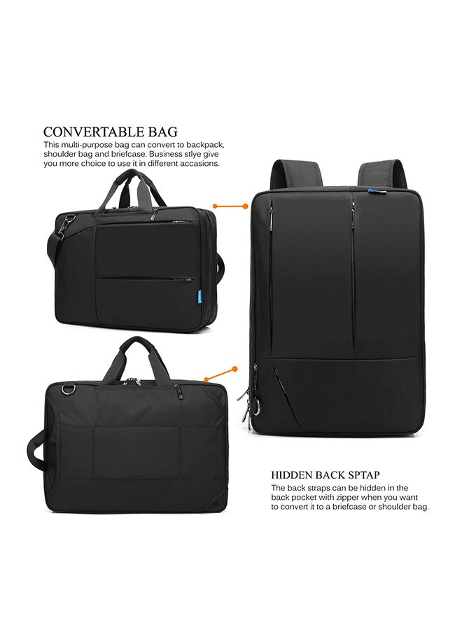 CoolBELL - Convertible Multi-Functional Laptop Bag Black - Image 1