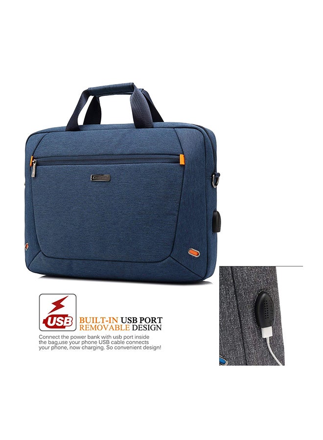 CoolBELL Multicompartment Laptop Bag Blue - Image 3
