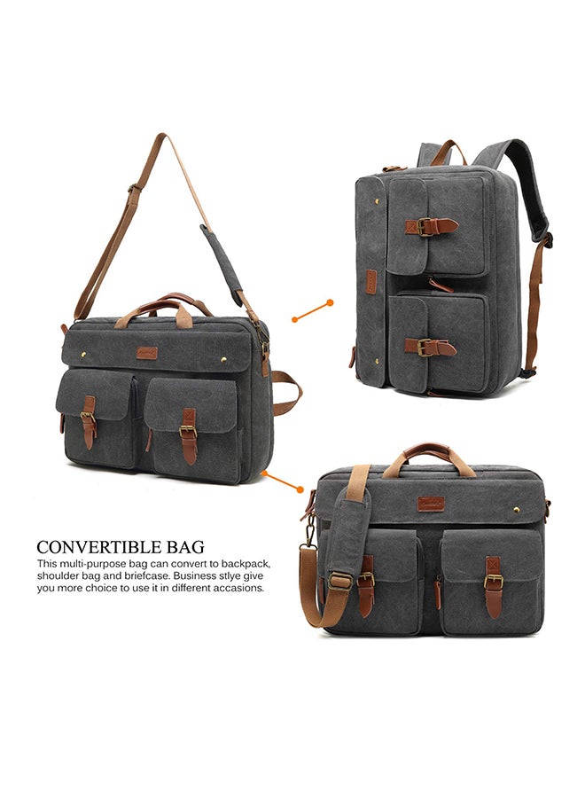 CoolBELL Convertible Multi-Functional Laptop Briefcase Grey  - Image 2