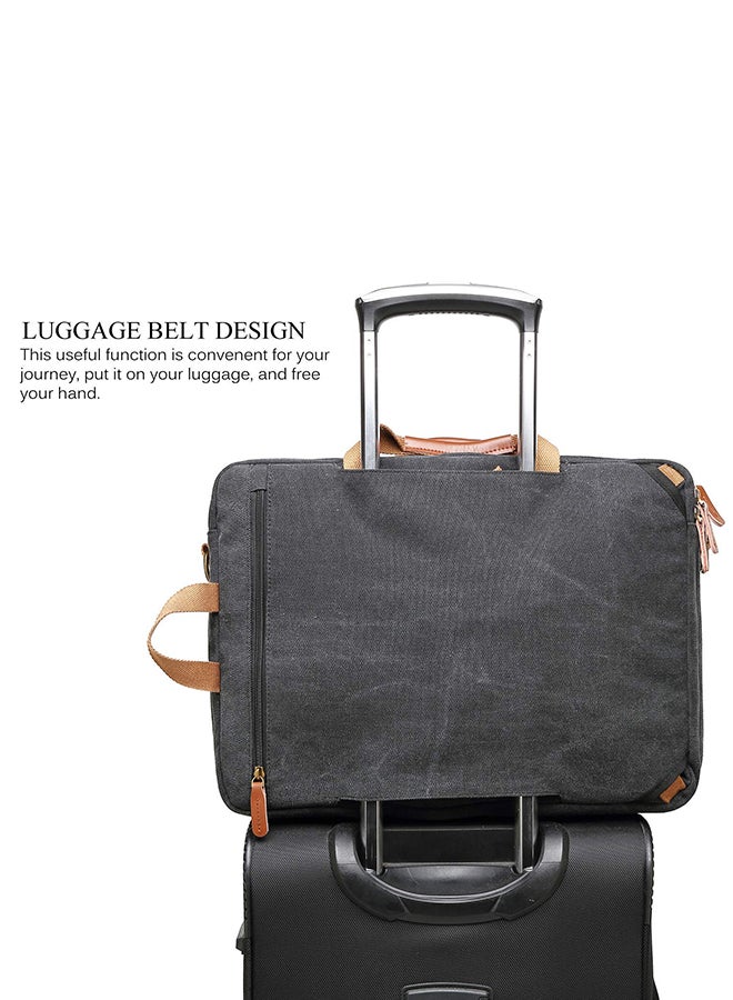CoolBELL Convertible Multi-Functional Laptop Briefcase Grey  - Image 4