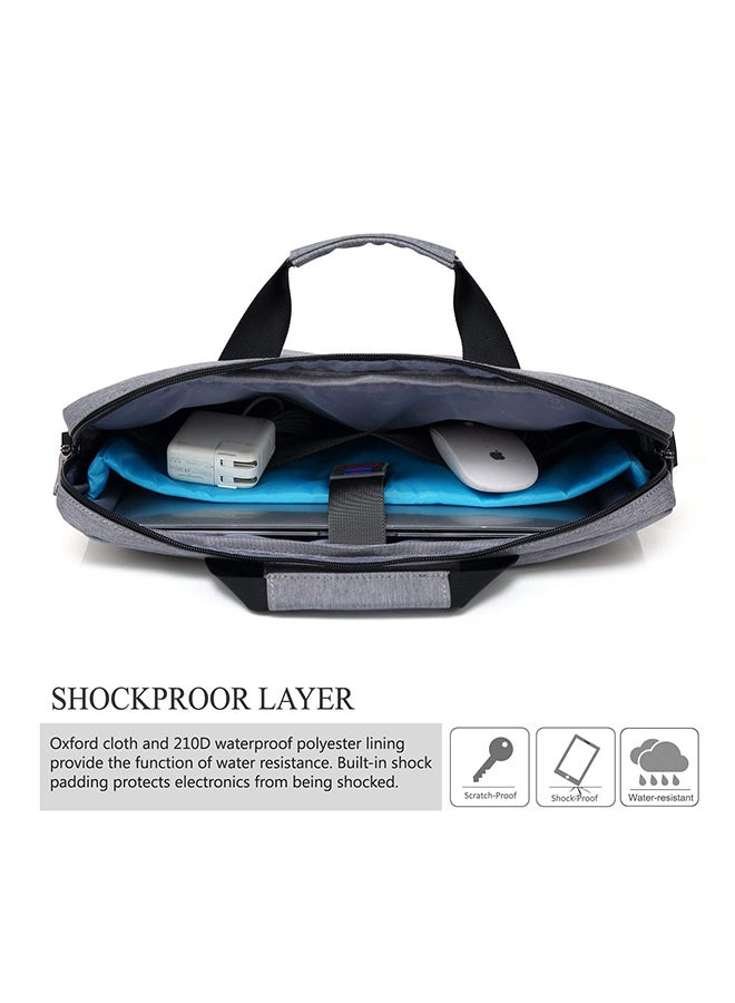 CoolBELL Water-Resistant Laptop Bag Blue - Image 4