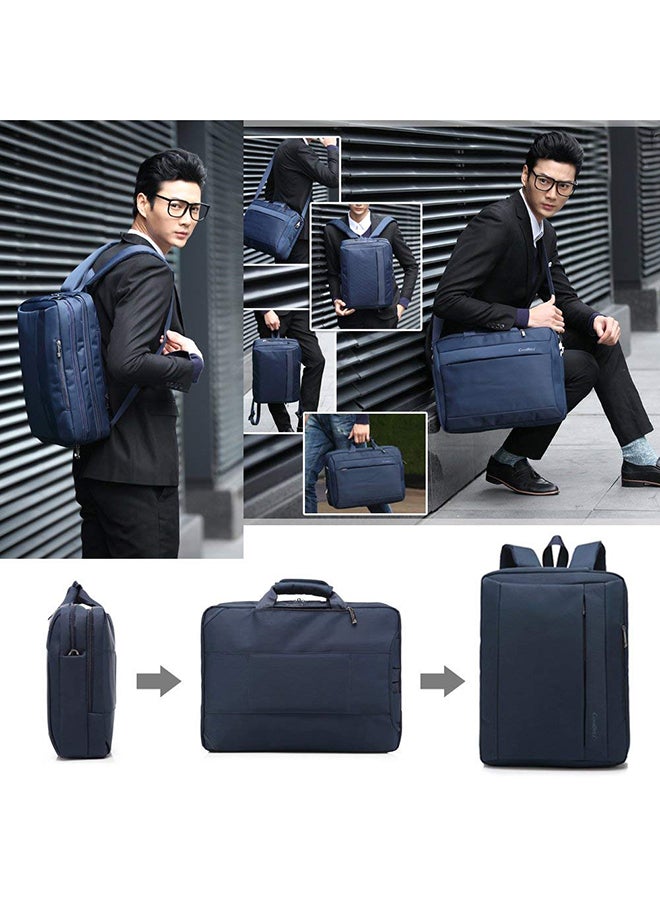 CoolBELL Convertible Multi-Functional Laptop Briefcase Blue - Image 4