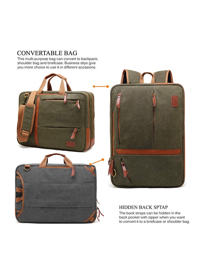 CoolBELL Convertible Multi-Functional Laptop Bag Khaki - Image 4