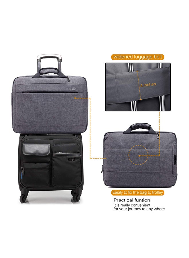 CoolBELL - Convertible Multi-Functional Laptop Briefcase Grey - Image 1