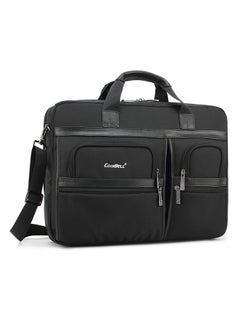 Multicompartment Laptop Bag With Strap Black