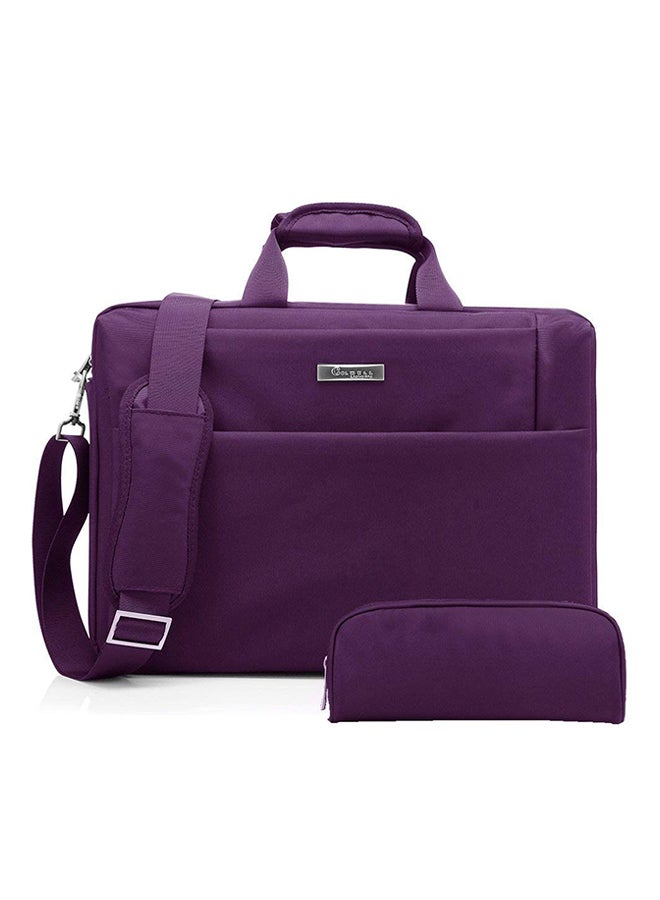 CoolBELL Laptop Bag With Free Buggy Bag Purple - Image 1