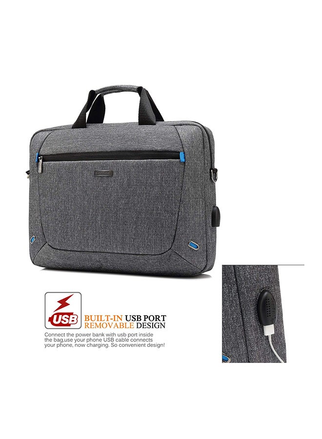 CoolBELL Multicompartment Laptop Bag Grey - Image 3