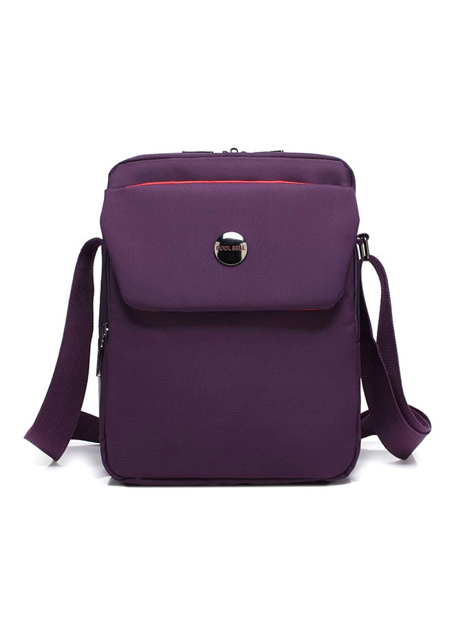CoolBELL Waterproof Laptop Messenger Bag Purple  - Image 1