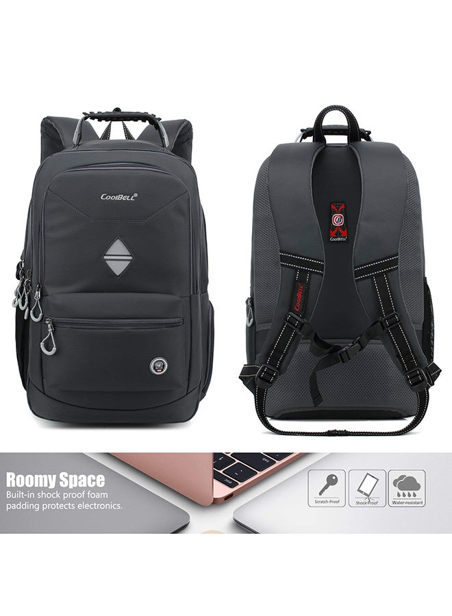 CoolBELL 15.6 Inch Laptop Bag Grey - Image 3
