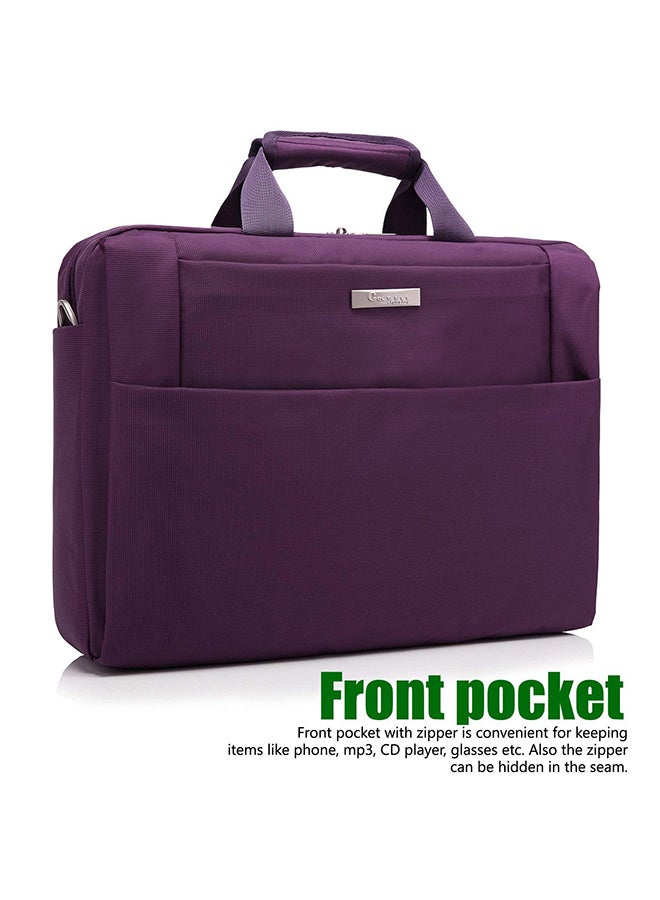 CoolBELL Laptop Bag With Free Buggy Bag Purple - Image 4