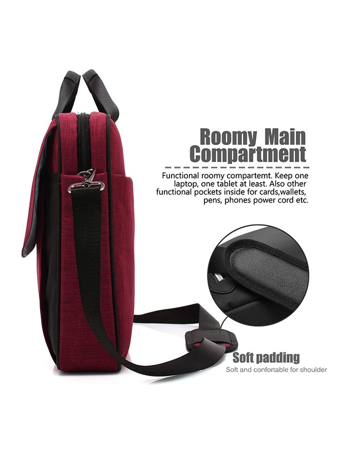 CoolBELL 15.6 Inch Laptop Bag Red - Image 3