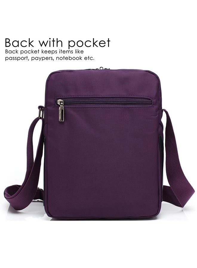 CoolBELL Waterproof Laptop Messenger Bag Purple  - Image 2
