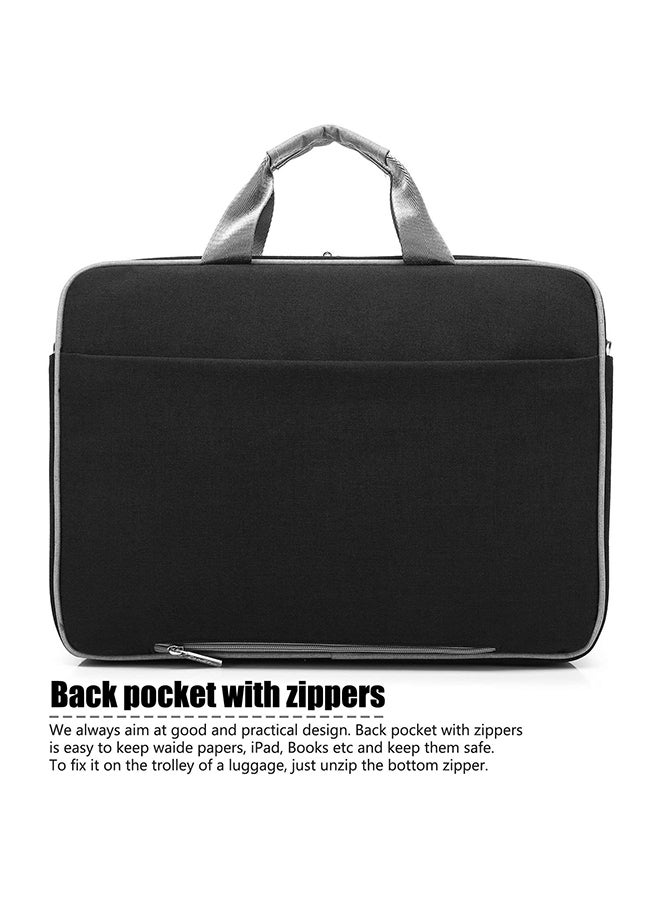 CoolBELL Multicompartment Laptop Bag With Strap Black - Image 2