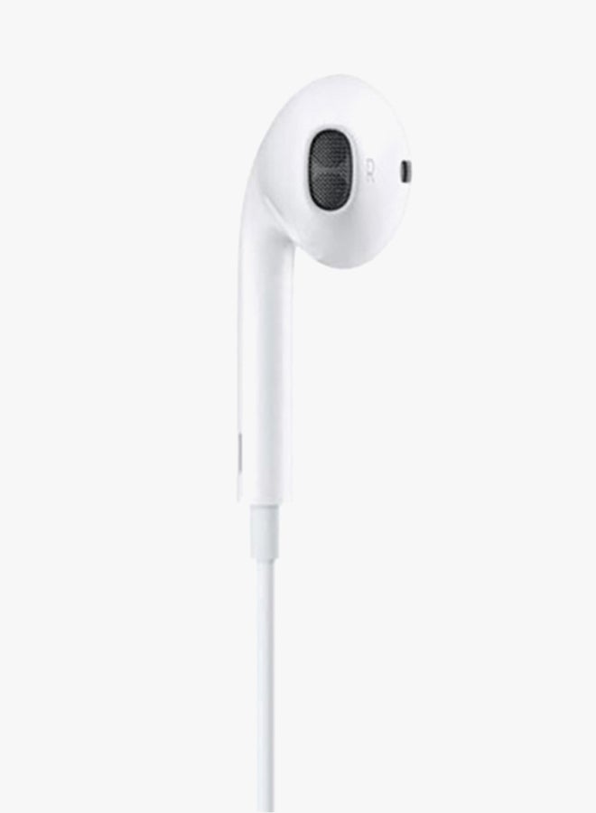Generic In-Ear Earphones With Mic White  - Image 3