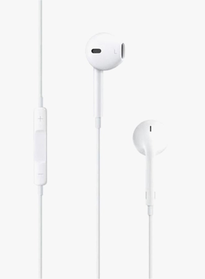 Generic In-Ear Earphones With Mic White  - Image 2