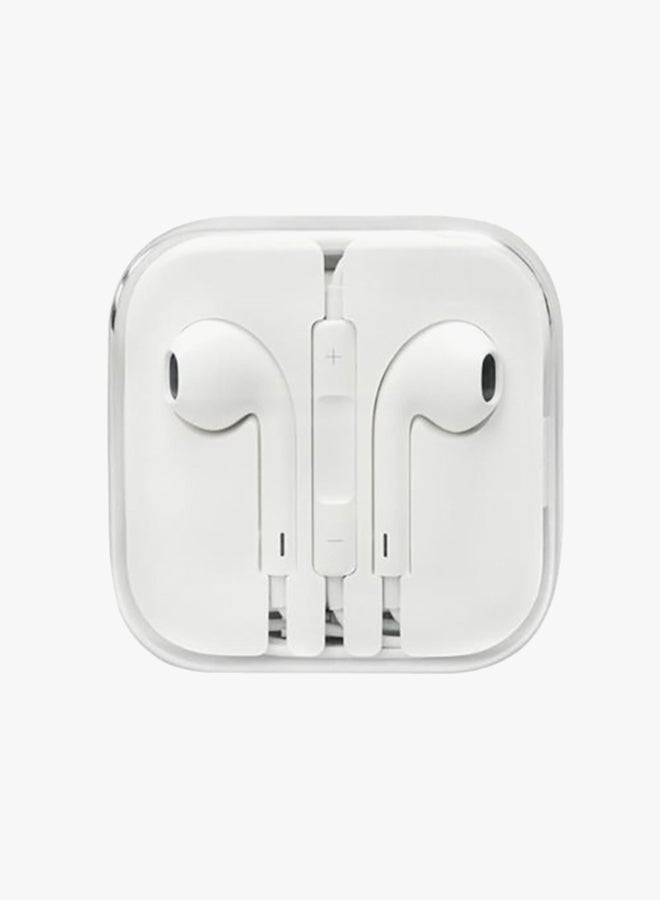 2-Piece Earbuds With Mic White