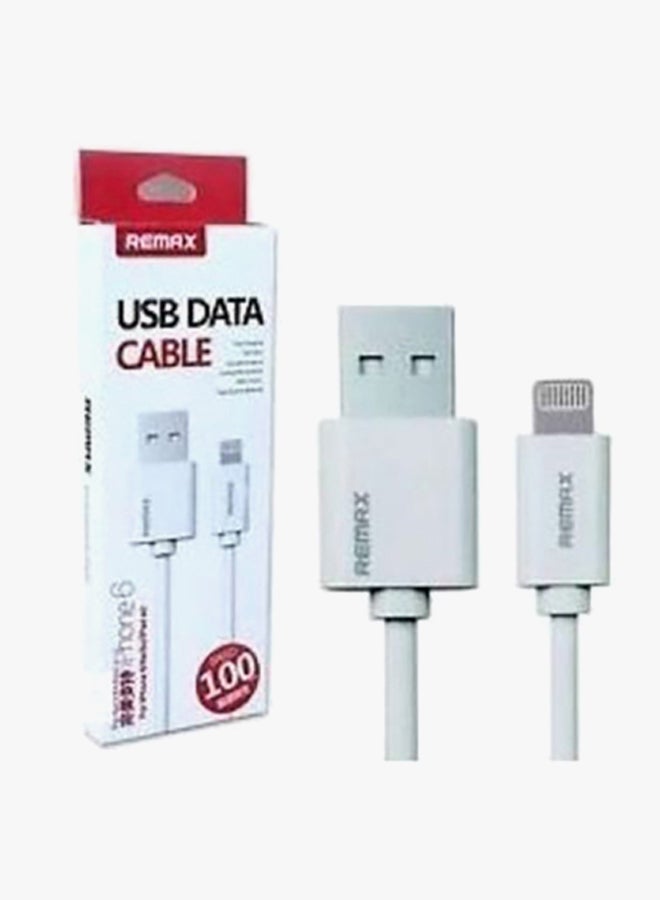 REMAX - 2-Piece Lightning USB Data Sync Charging Cable Set White - Image 1