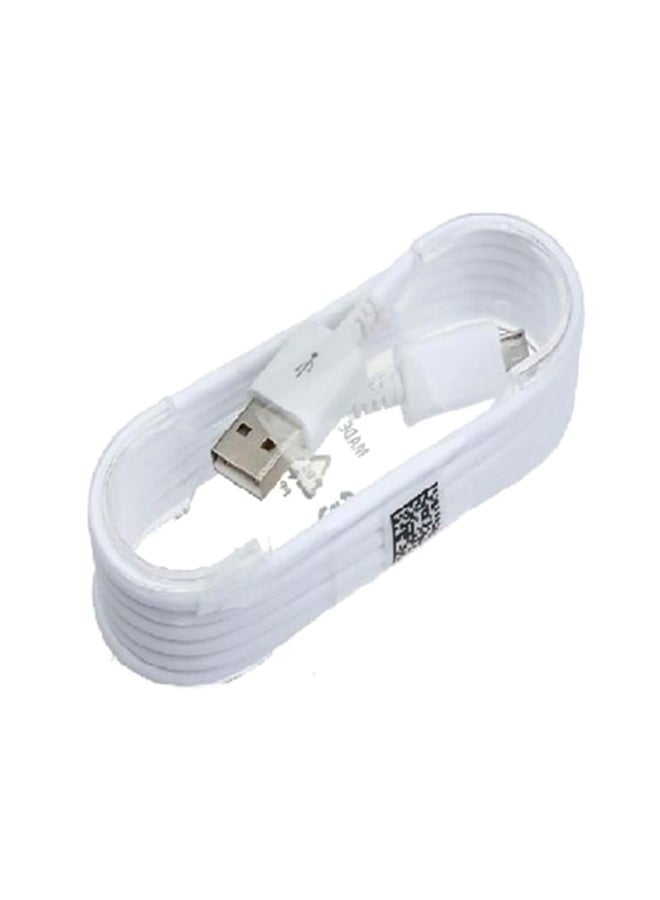 Micro USB Data Sync Charging Cable White