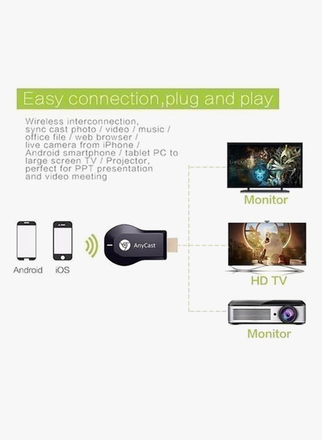 AnyCast WIFI Display Receiver Black - Image 2