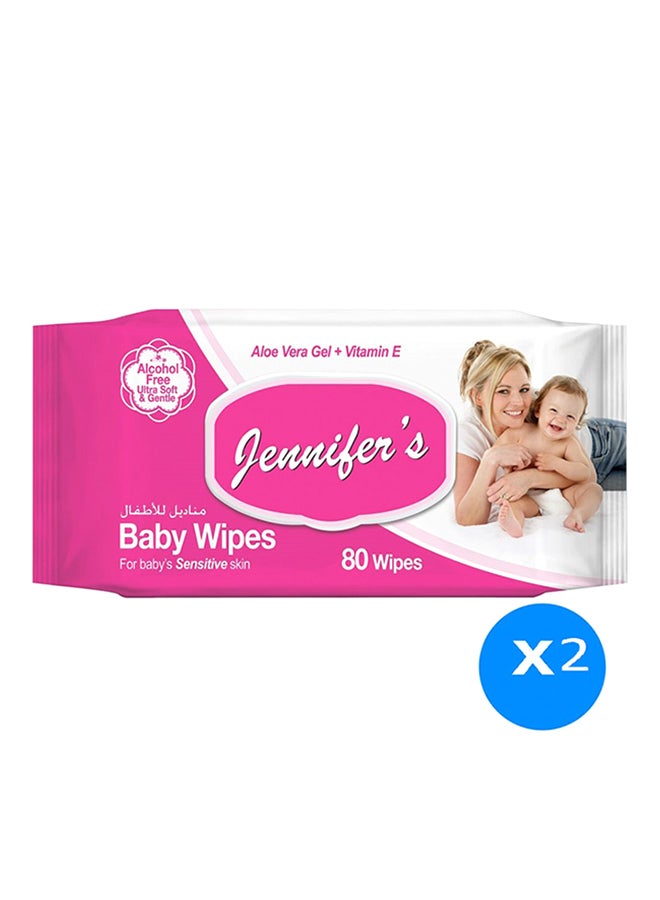 Baby Wipes 80S Twin Pack - v1541056997/N18945107A_1