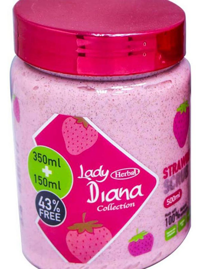 Lady Diana Strawberry Scrub 500ml  - Image 3