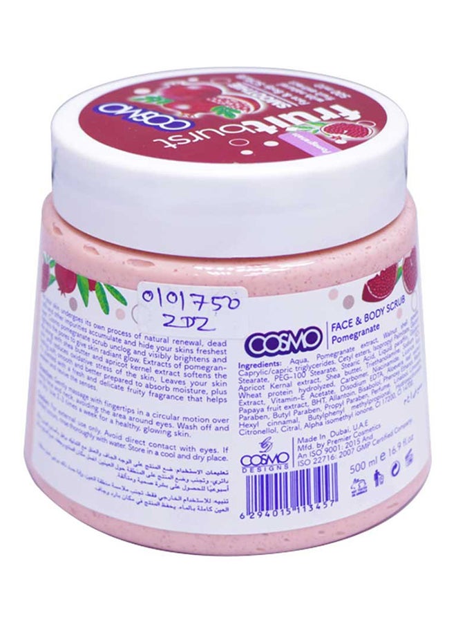 COSMO Pomegranate Scrub 500ml - Image 2