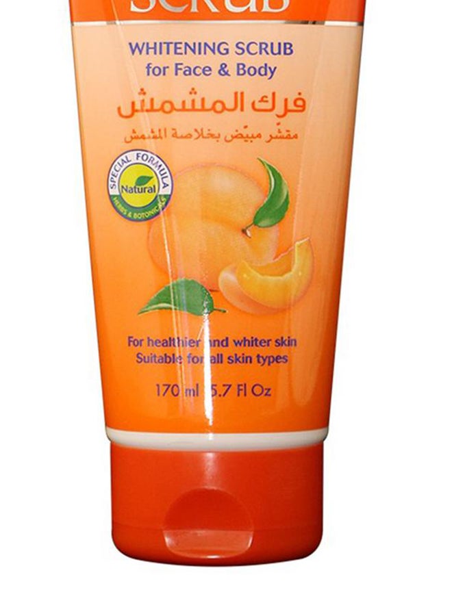 Lady Diana Apricot Whitening Scrub For Face And Body 170ml  - Image 3