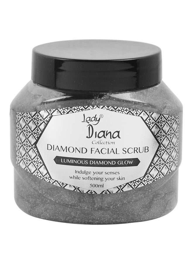 Lady Diana 12-Piece Diamond Facial Scrub Silver 12x500ml  - Image 1