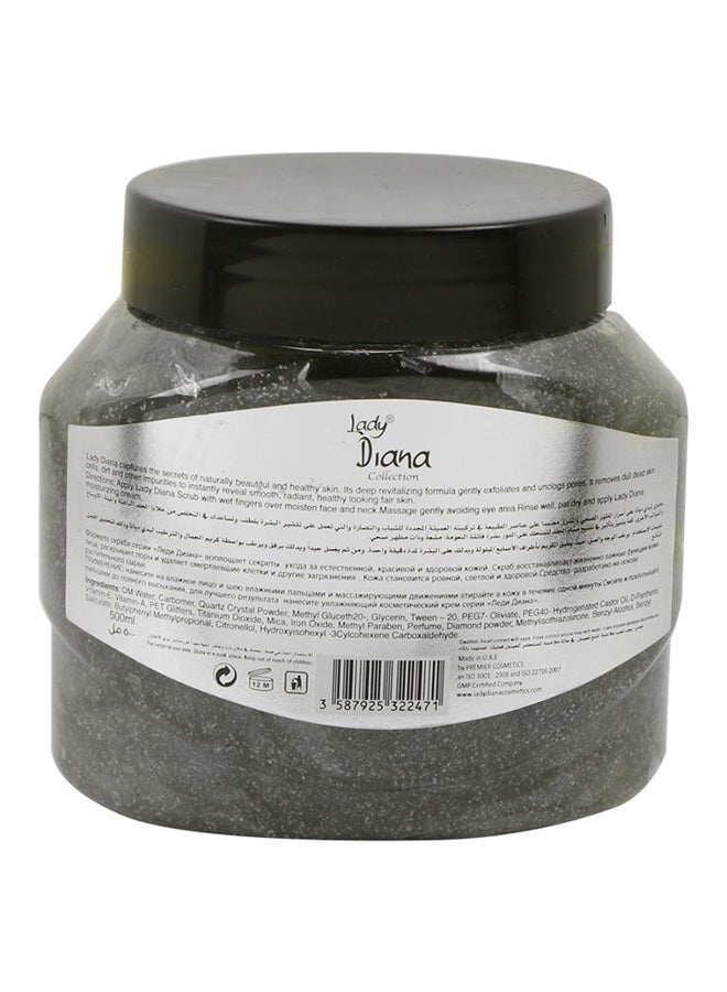Lady Diana 12-Piece Diamond Facial Scrub Silver 12x500ml  - Image 2