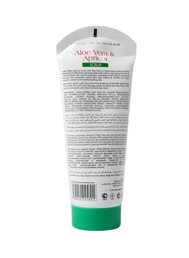 Lady Diana 12-Piece Aleo Vera And Apricot Face And Body Scrub 12x170ml  - Image 2