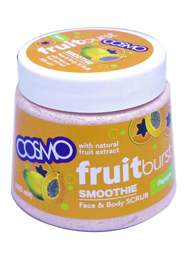 كوزمو 12 قطعة من مقشر فروتبيرست سموثي للوجه والجسم مع البابايا 12x500ملليلتر - Image 1